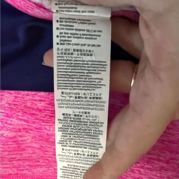 Under Armor Cold Gear Hot Pink Navy Logo Pullover Hoodie Size M - Picture 7 of 7